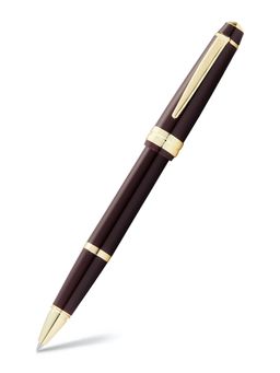 Cross - Bailey Light Polished Burgundy Resin and Gold Tone Rollerball Pen
