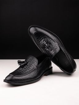 La Botte - Men Black Solid Moccasins