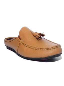 La Botte - Men Tan Solid Mules