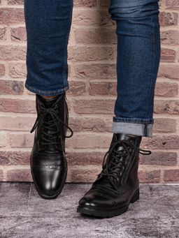 La Botte - Men Black Solid Casual Boots