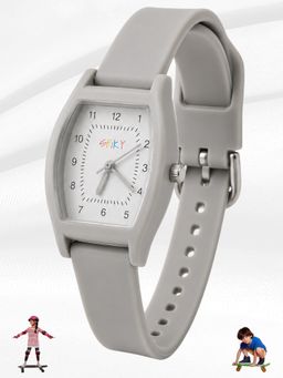 Spiky - Grey Analog Watch for Kids (5-6 Years)