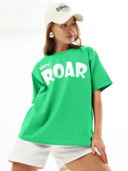LEOTUDE - Women Roar Rama Oversized T-Shirt