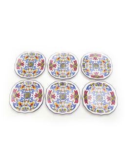 EZ Life - Tianzhu Dinner Plate 9 Inch Ceramic Plate Pack Of 6