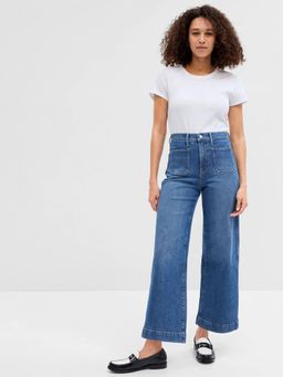GAP - Women High Rise Wide-Leg Jeans