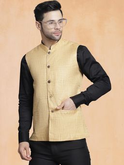 Jompers - Men Woven Design Nehru Jacket