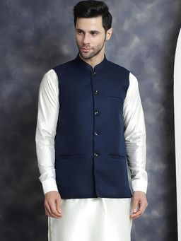 Jompers - Men Solid Nehru Jacket