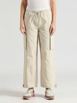 Pepe Jeans - Danika Elasticated Waist with Drawstring Details Parachute Pant