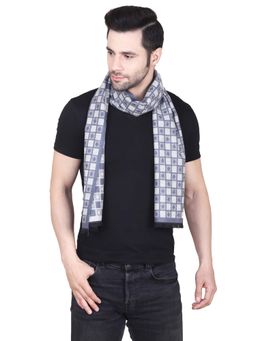 CAZZANO - Men Grey Textured Muffler
