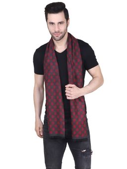 CAZZANO - Men Red Printed Muffler