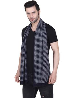 CAZZANO - Men Black Printed Muffler