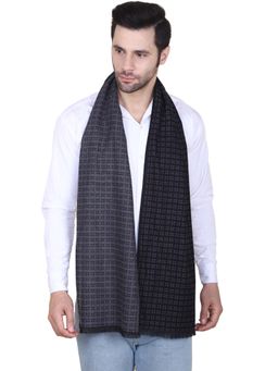 CAZZANO - Men Black Printed Muffler