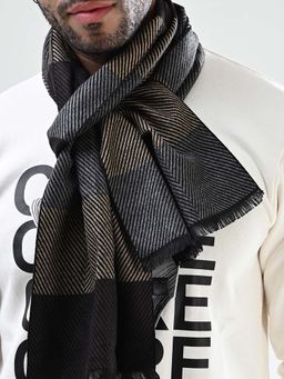 CAZZANO - Men Multi-Color Stripes Muffler