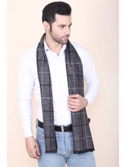 CAZZANO - Men Grey Checks Muffler