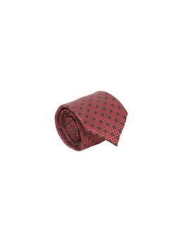 CAZZANO - Men Red Embroidered Tie
