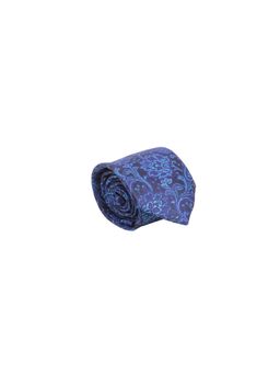 CAZZANO - Men Navy Blue Floral Tie