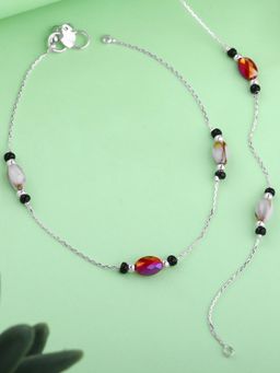 Estele - Stylish Multicolor Beads Payal, Gehena Lightweight Anklets for Everyday Fashion