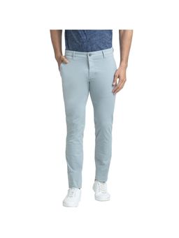 Parx - Super Slim Fit Solid Grey Trouser