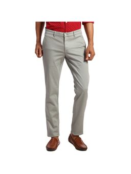 Parx - Tapered Fit Solid Green Trouser