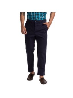 Parx - Carrot Fit Solid Fancy Blue Trouser