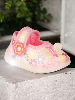 Lil Lollipop - Girls Led Bellies With Velcro Closure - Pink