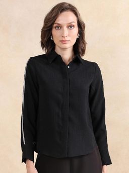 RAREISM - Aviva Primary Black Regular Shirt