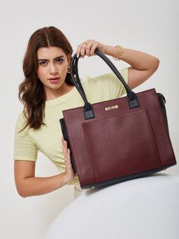 FARGO - Amara Vegan Maroon Tote Bag for Women