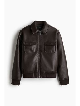 H&M - Men Brown Regular Fit Pocket-Detail Jacket