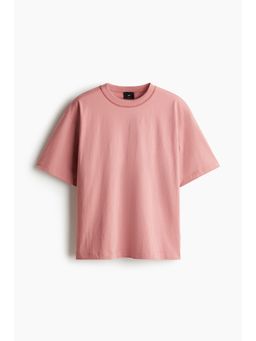 H&M - Men Blue Loose Fit Printed T-Shirt