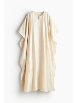 H&M - Women Beige Shimmering Kaftan Dress