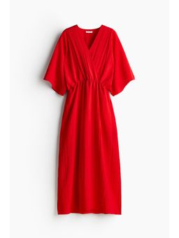 H&M - Women Red Waisted Kaftan Dress