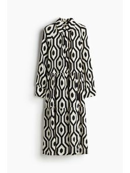 H&M - Women Black Viscose Shirt Dress