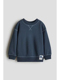 H&M - Boys Blue Cotton Sweatshirt