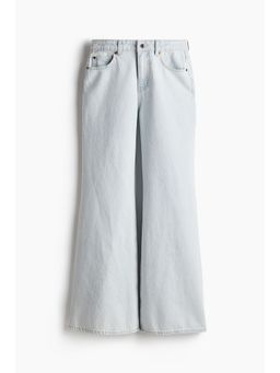 H&M - Women Blue Fla Regular Jeans