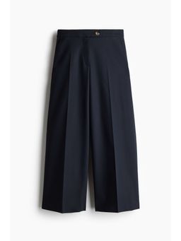 H&M - Women Blue Wide Tailo Trousers