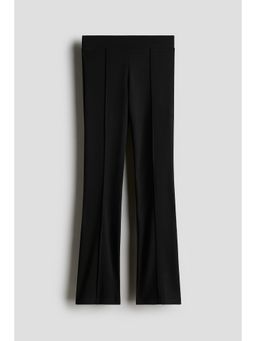 H&M - Girls Black Fla Jersey Trousers