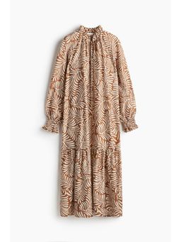 H&M - Women Black Frill-Collar Dress