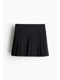 H&M - Women Black Pleated Tennis Skirt With DryMove