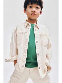 H&M - Boys White Denim Overshirt