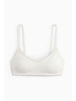 H&M - Women White Padded Soft Pointelle Bra