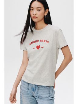 H&M - Boys Beige Printed T-Shirt