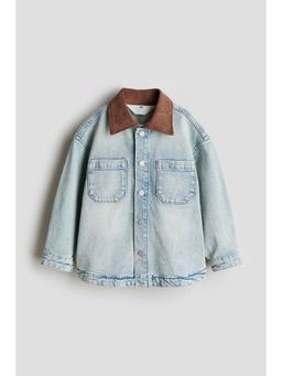 H&M - Boys Blue Oversized Denim Overshirt