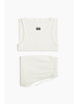 H&M - Men Cotton Pyjama Vest Top And Shorts
