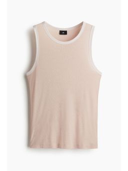 H&M - Men Pink Slim Fit Vest Top