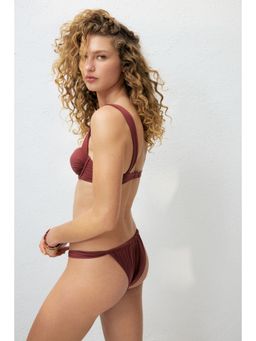 H&M - Women Red Cheeky tanga bikini bottoms