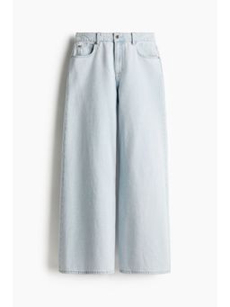 H&M - Women Blue Wide High Jeans