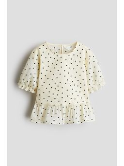 H&M - Girls Yellow Peplum Blouse