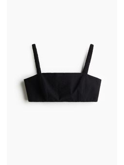 H&M - Women Black Crop Top