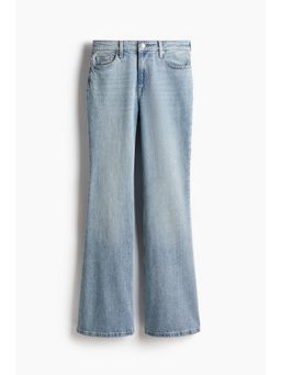 H&M - Women Blue Curvy Fit Flared High Jeans
