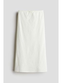 H&M - Girls White Linen Blend Skirt