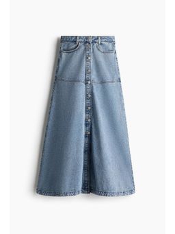 H&M - Women Blue A-Line Denim Skirt